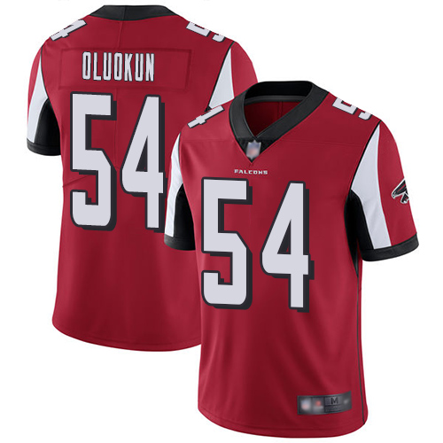 Atlanta Falcons Limited Red Men Foye Oluokun Home Jersey NFL Football #54 Vapor Untouchable->youth nfl jersey->Youth Jersey